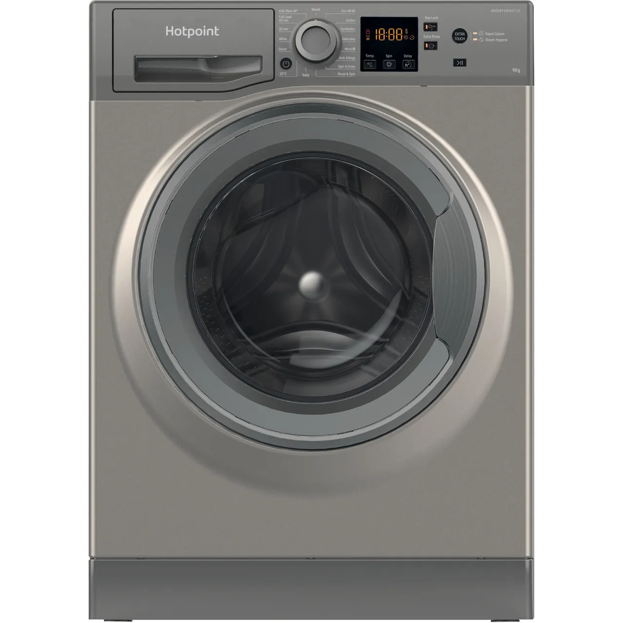Hotpoint 9Kg Washing Machine Graphite