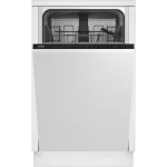 Beko DIS15022 Integrated Slimline Dishwasher Black