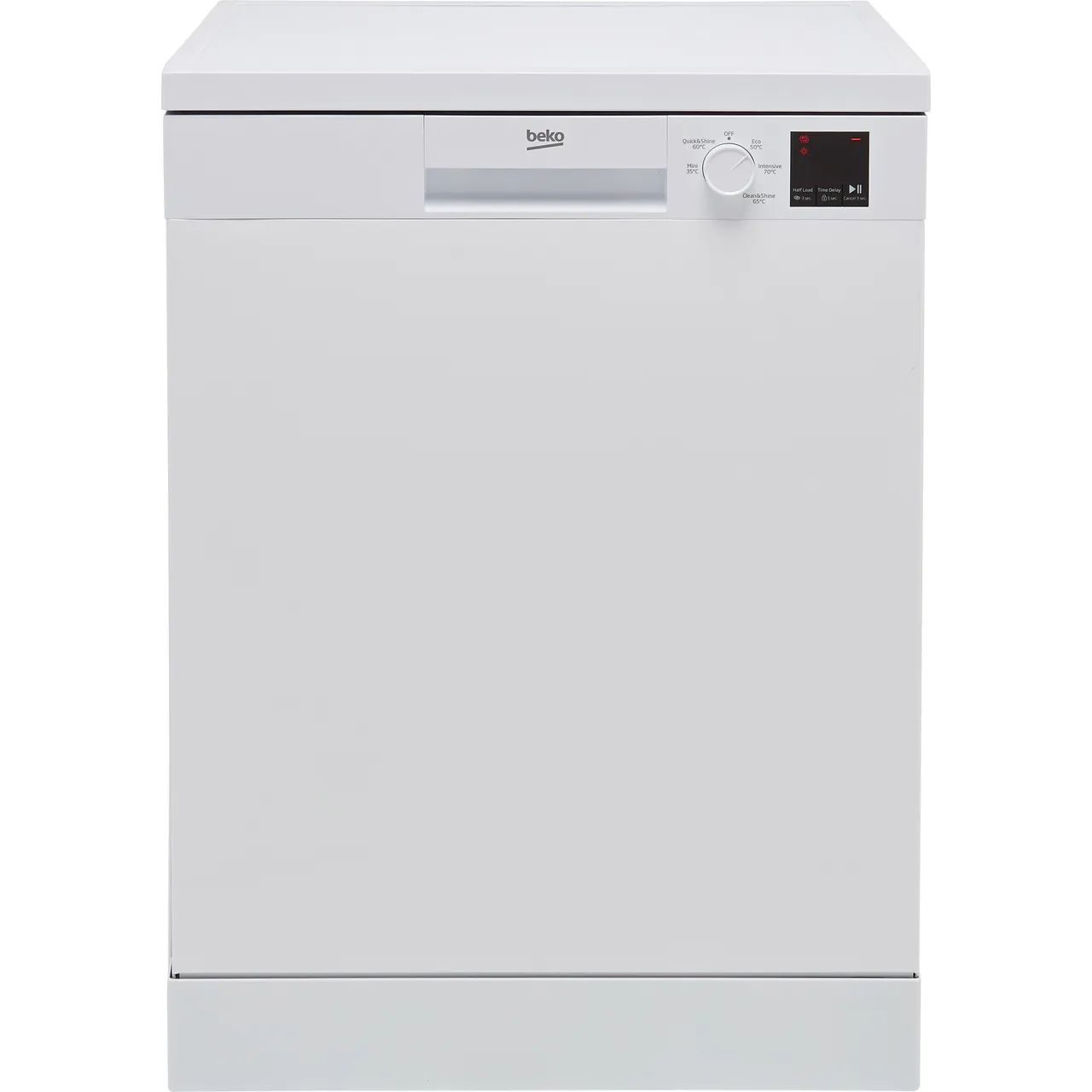Beko DVN05R20W Free Standing Dishwasher White
