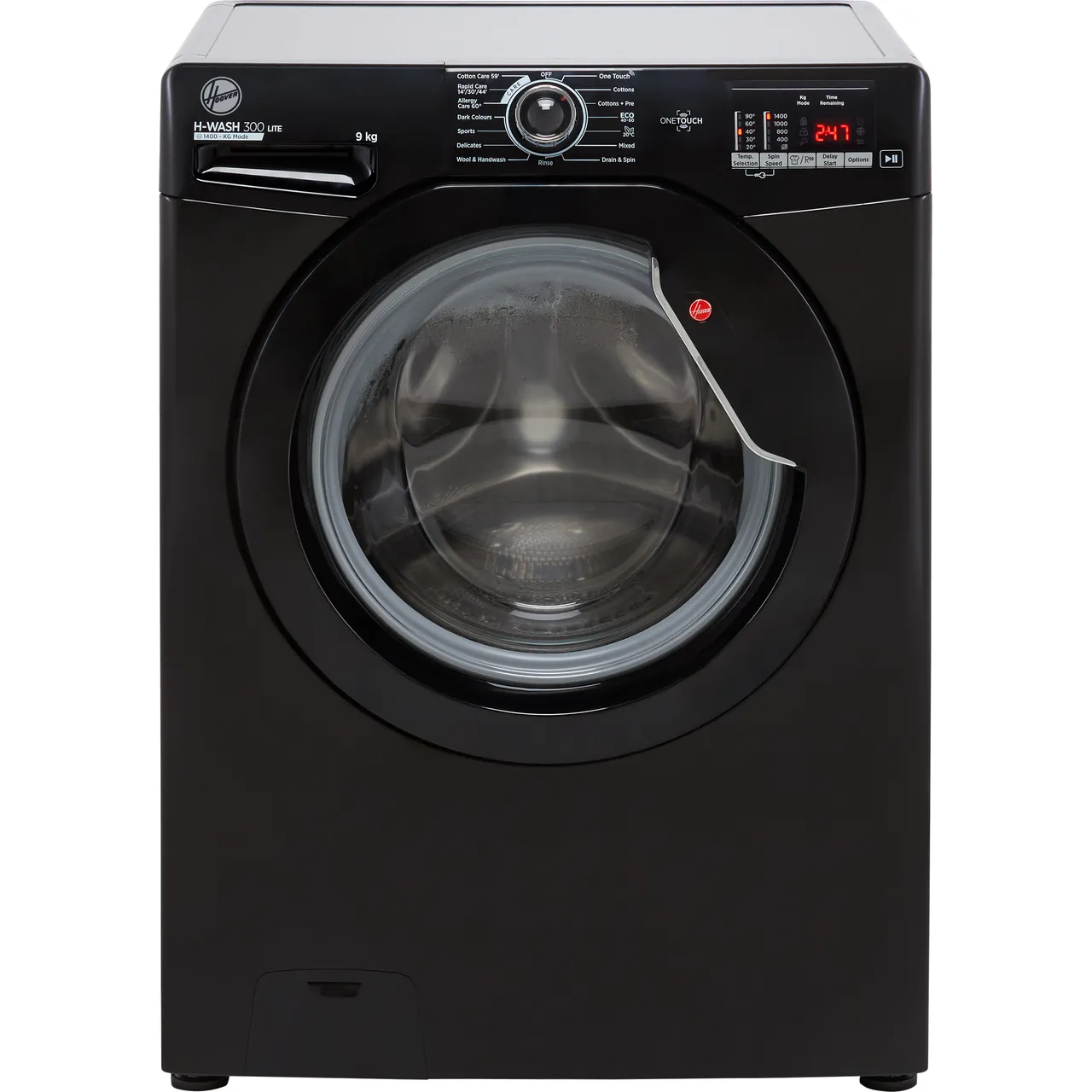 Hoover 9Kg Washing Machine Black